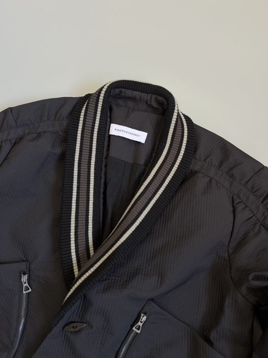 Бомбер Kiko Kostadinov Black Valakas Bomber Size M Issey Miyake Rick