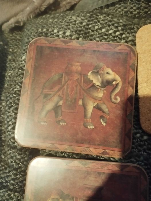 Podkładki pod szklanki słoń