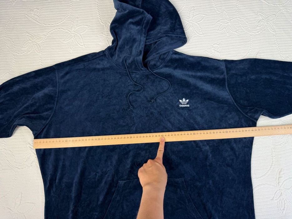 Welurowa Bluza Adidas Small Logo 285