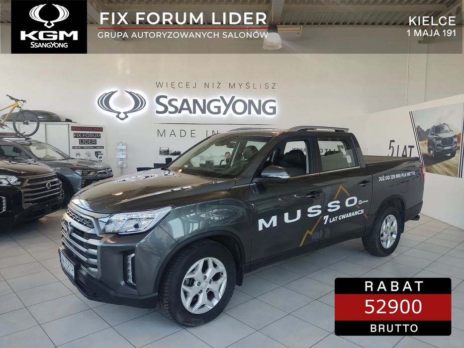 SsangYong/KGM Musso SsangYong/KGM Musso Grand Quartz, pierwszy właściciel, mały przebieg!