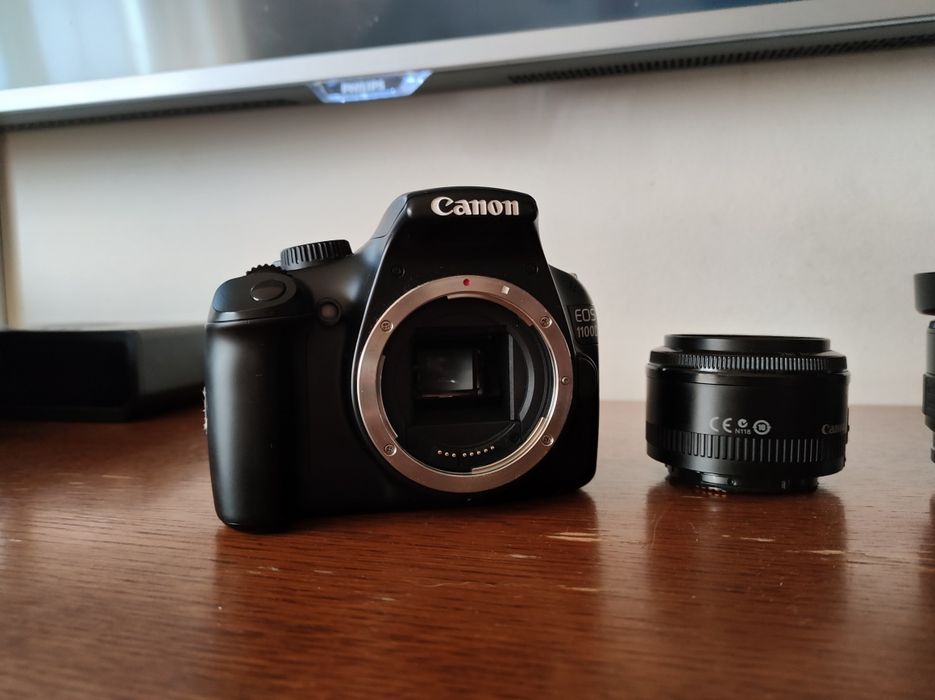 Aparat canon eos 1100d  body  + 3 obiektywy
