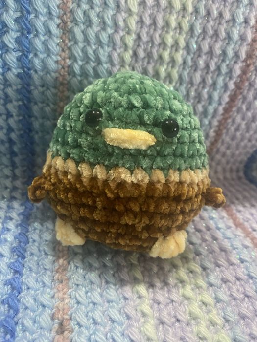 Pato-real em crochet