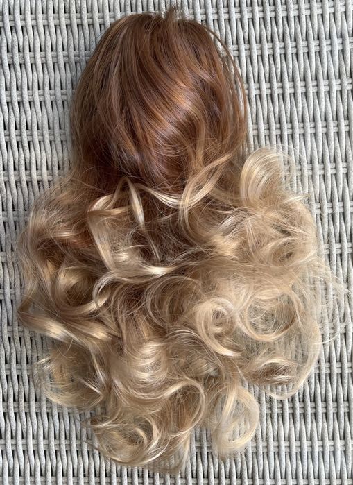 Premium Ultra włosy doczepiane, ciemny miodowy blond / ombre 161.