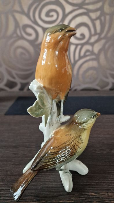 Karl ENS figurka ptaszki z porcelany