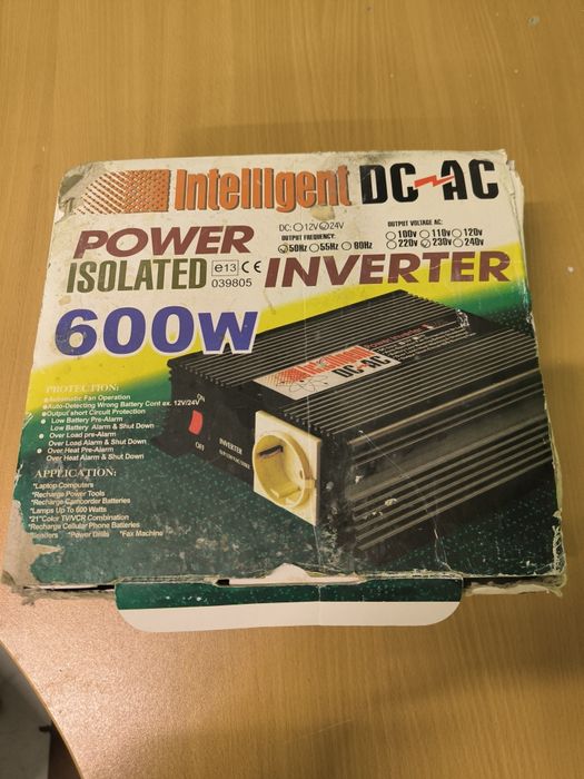 Инвертор 24v на 220v 600/1500watt