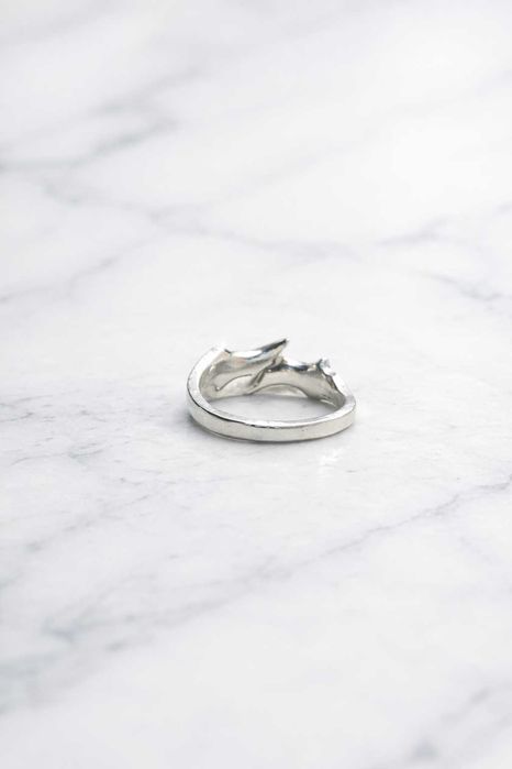 Pierścionek skrzydła Chrome Hearts style gothic ring