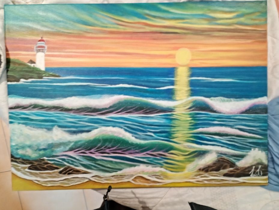 Pinturas em acrilico sobre tela