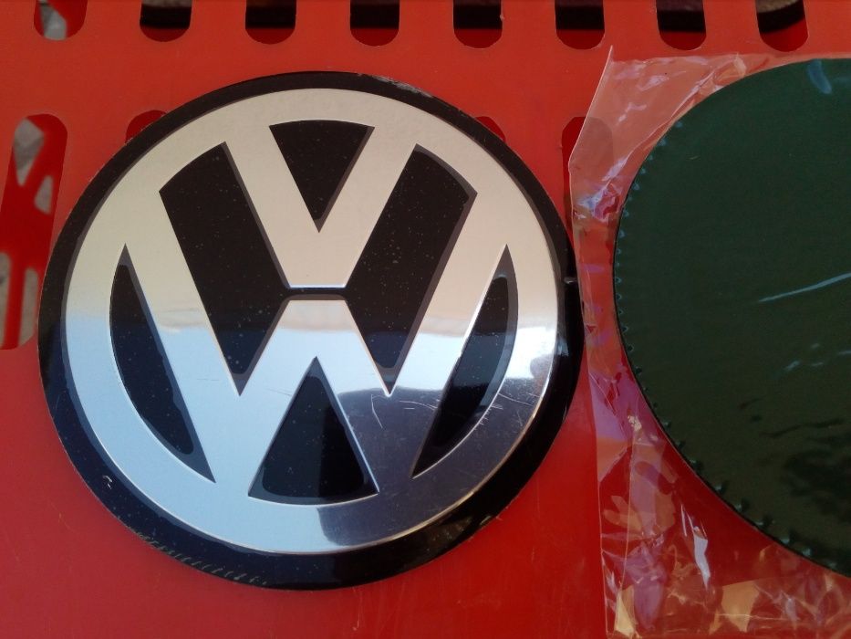 Símbolos Logótipos 90mm emblemas centros jante tampas colar VW Seat
