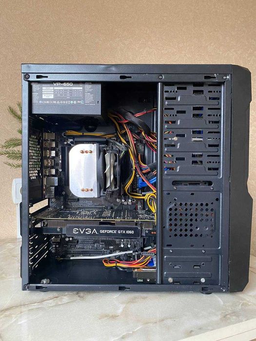Ігровий ПК i5-7600K / GTX 1060 6GB EVGA / 16GB RAM / SSD120+HDD1000