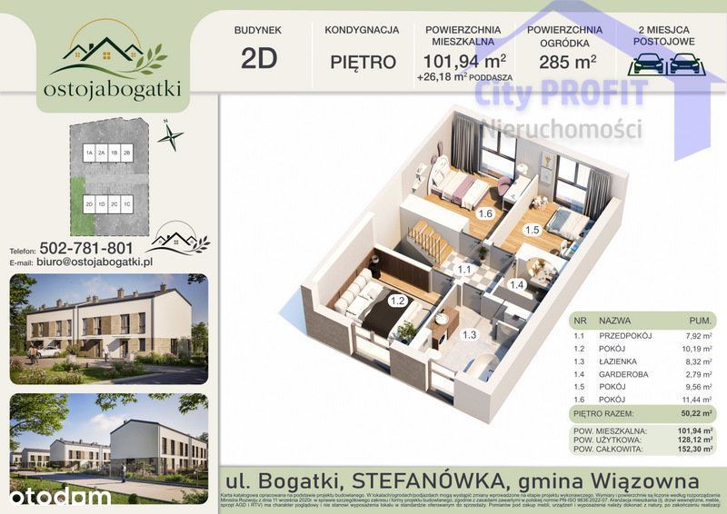 Dom 2D | Segment narożny | Ostoja Bogatki | I Etap