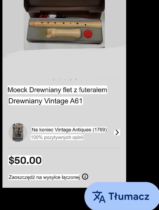 Promocja Moeck drewniany flet