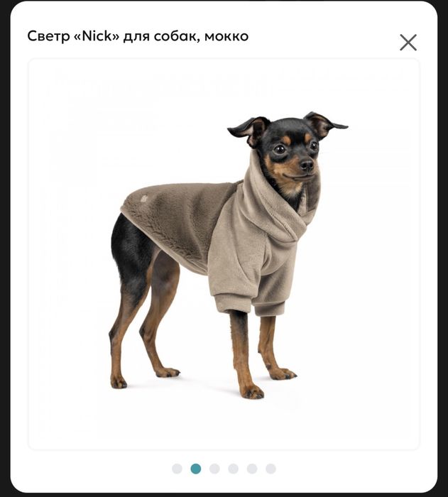 плюшевий светр або комбінезон для собак бренду Pet Fashion XL