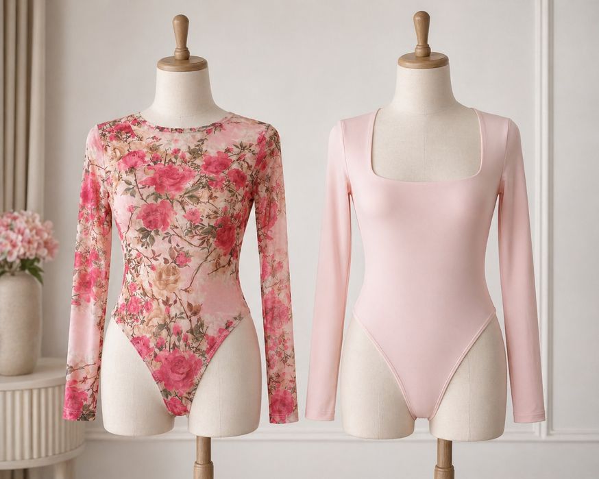 Body zestaw dwóch sztuk jak nowe butik modne one size