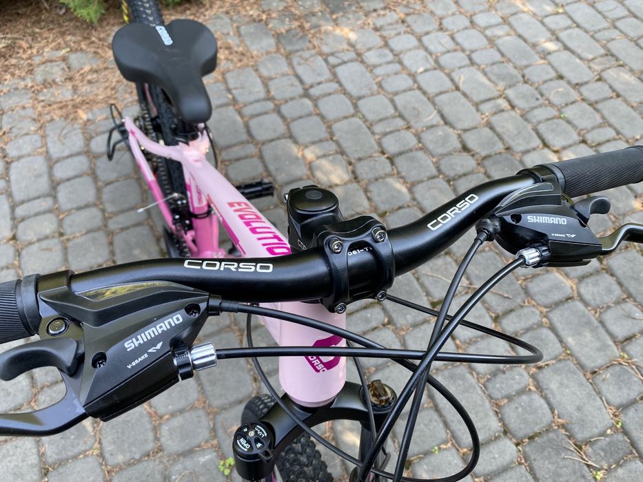 Алюмінієвий велосипед Corso Evolution 24 Pink на литих дисках