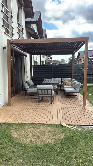 Pergola ogrodowa aluminiowa