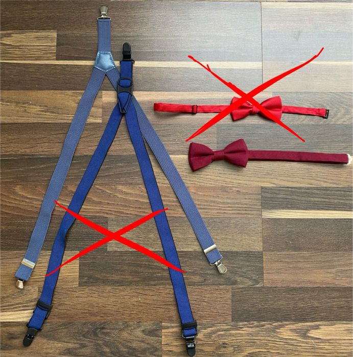 Підтяжки та метелики для хлопчика