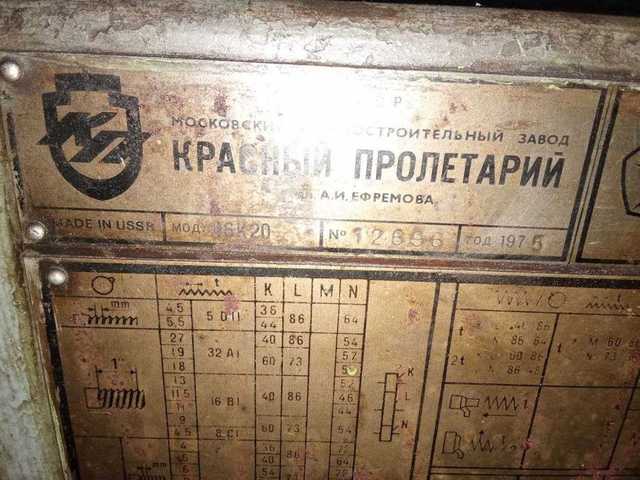 Токарний станок 1К62, ТС-70, 16К20, 1А 616, 1М63 101, 1М63, 1М65, 1А64