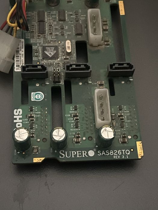 Supermicro SAS/SATA Backplane 12x  (BPN-SAS-826TQ) rev3.1