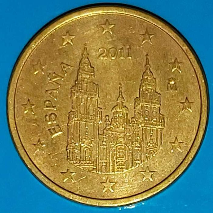 5 Cêntimos de 2011 de Espanha, Santiago de Compostela