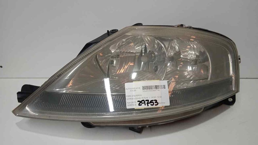 farol esquerdo citroen C3