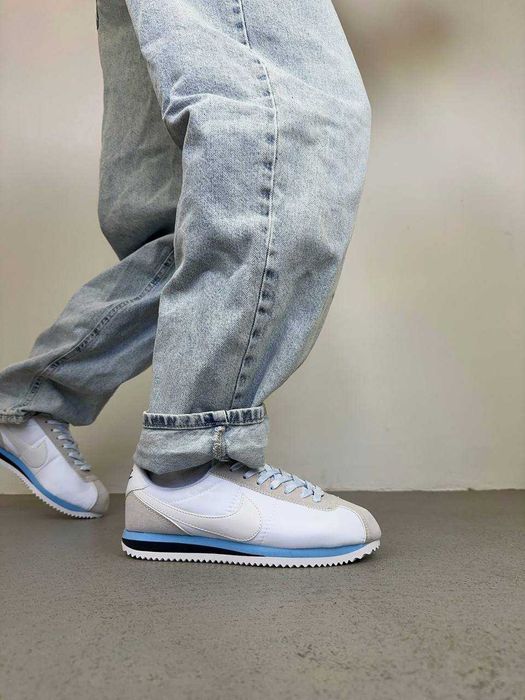 Кросівки Nike Cortez Textile Summit White Blue premium