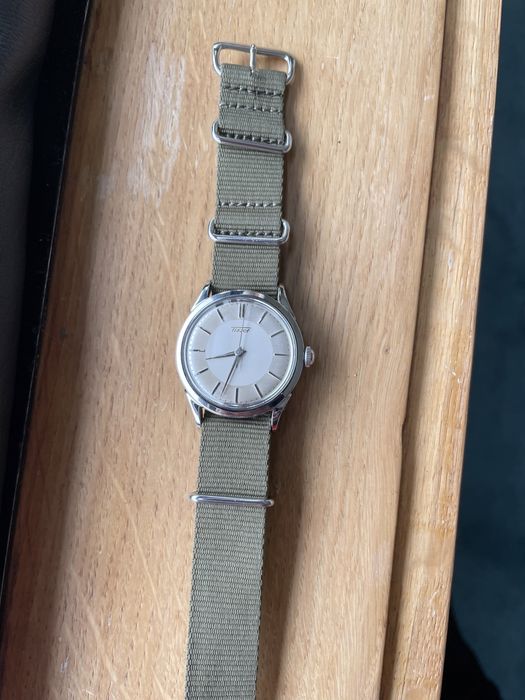 Relógio vintage Tissot corda manual 1950s