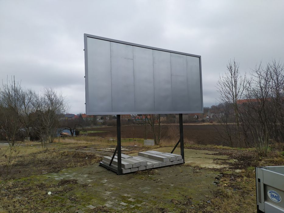 Billboard bilbord tablica reklamowa baner szyld konstrukcja reklamowa dla deweloperów najlepsza jakość najniższa cena