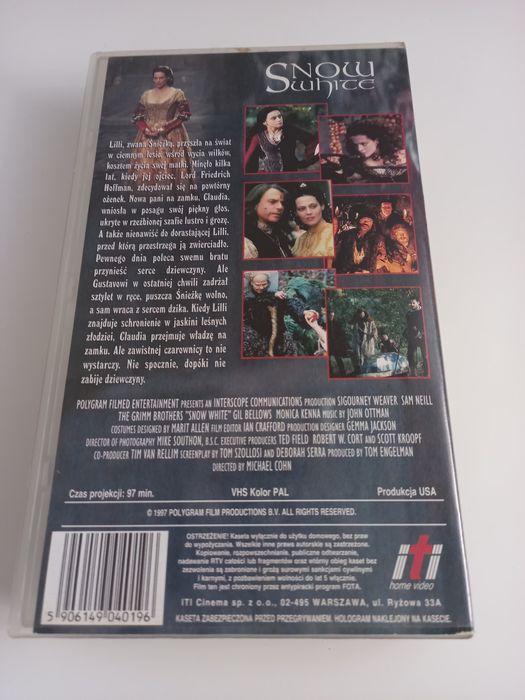 Film Śnieżka dla dorosłych VHS