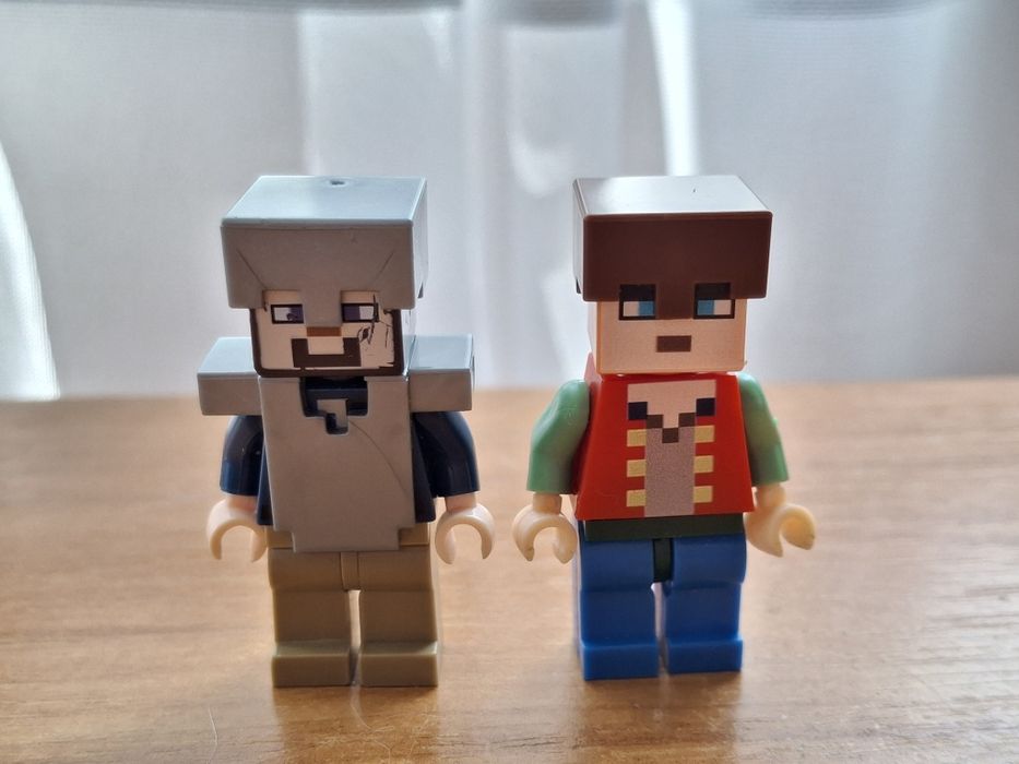Оригінальні фігурки LEGO Minecraft (Лего Майнкрафт) — Стів та Кай