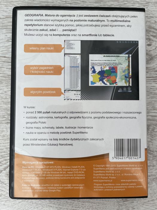 + GRATIS Repetytorium maturalne geografia lektorklett