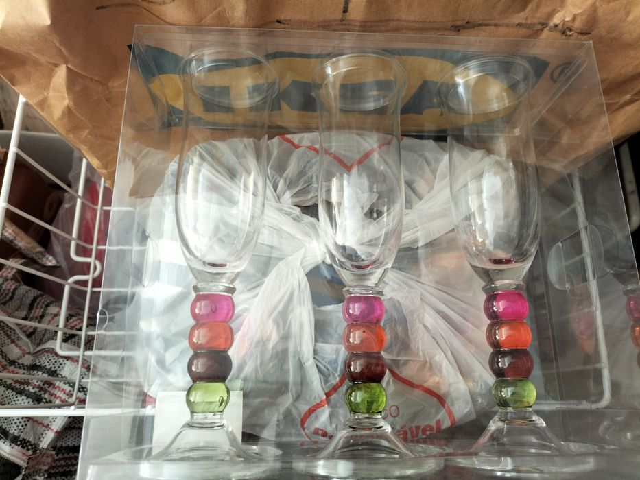 Copos água e flutes