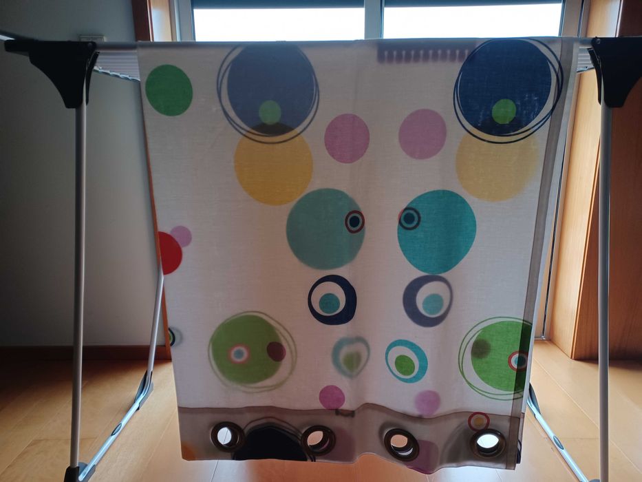 2 Cortinados de 4 argolas cada