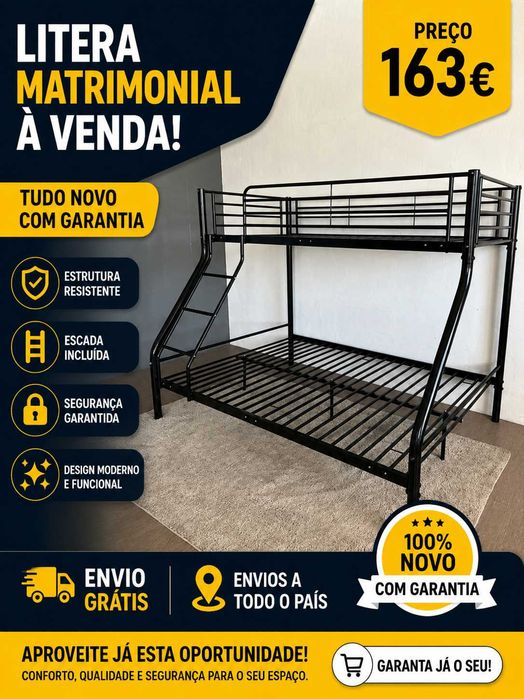 PROMOÇÃO Beliche Casal Nova Envio Gratuito Paga na Entrega