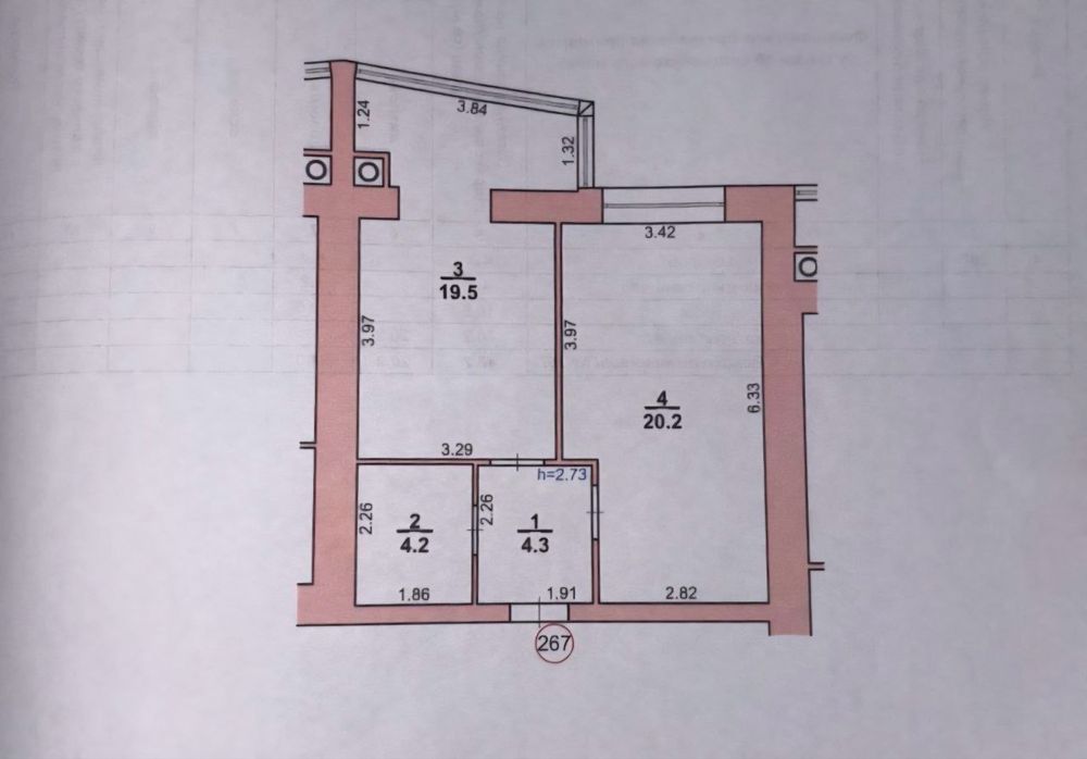 Продаж 1к квартири на Виставці