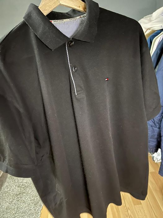 Polo preto Tommy Hilfiger
