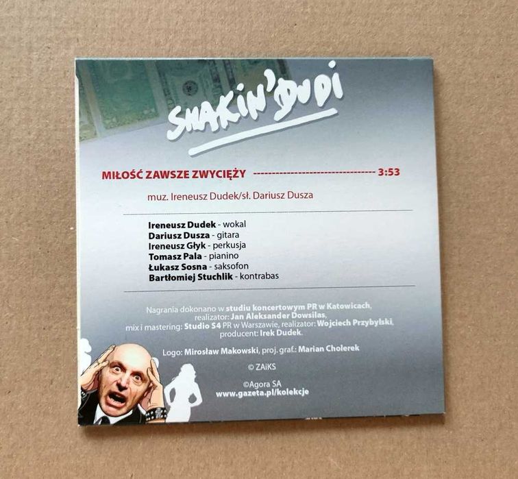 Shakin dudi Miłość zawsze zwycięży płyta CD singiel Nowy