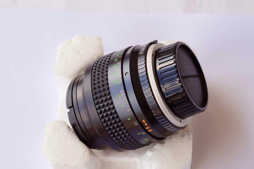 Minolta 85/1.7 MC Rokkor-PF do NEX FX MFT idealna sprawna