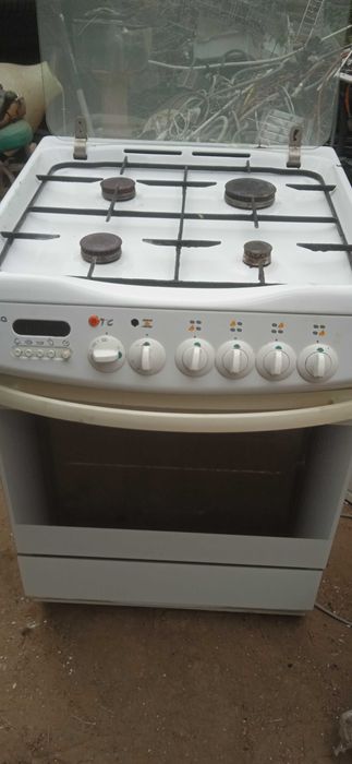 kuchenka gazowo-elektryczna malo uzywana 50 cm okazja