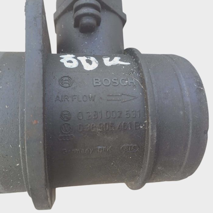 Przepływomierz 1.9 TDI 0281002531 Golf IV Leon Toledo II Skoda Audi