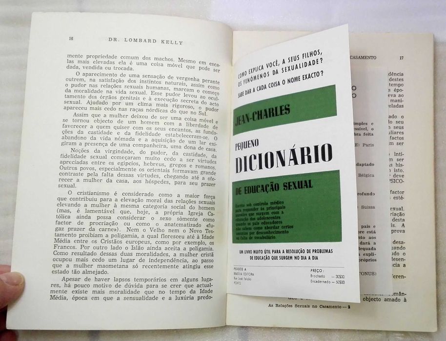 Livro As Relações Sexuais no Casamento