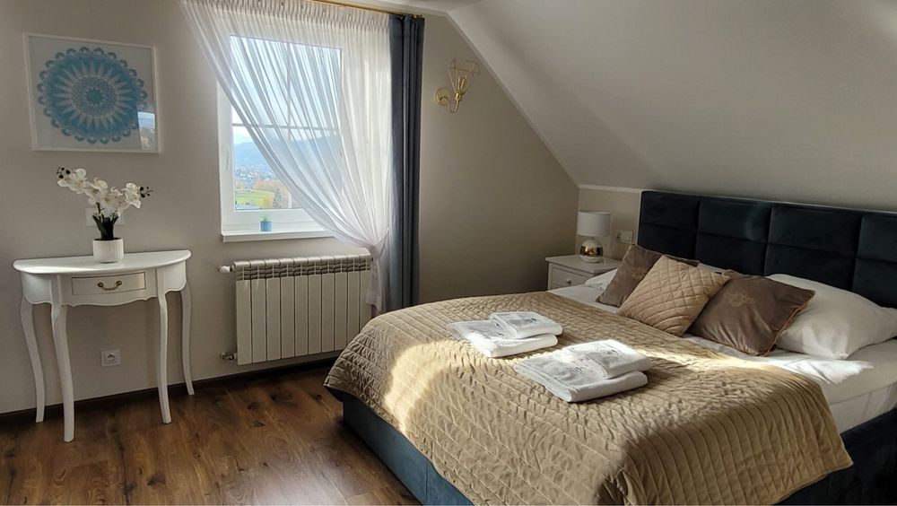 Dom domek w górach, domek z jacuzzi, willa strefa SPA (balia, sauna) Beskidy Góry wakacje noclegi