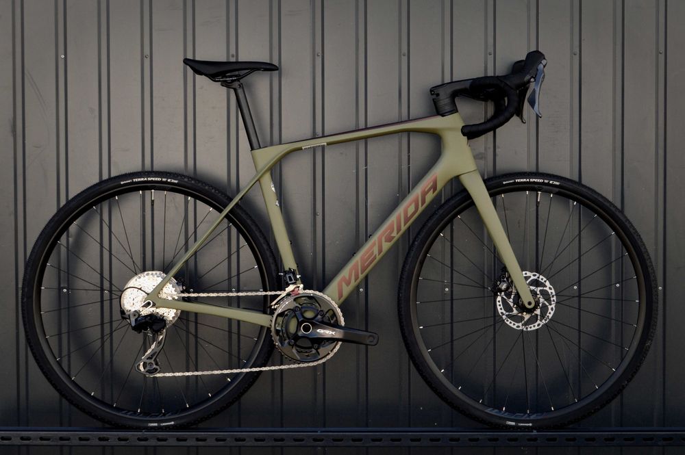 Z ekspozycji Carbonowy Road+ MERIDA SCULTURA ENDURANCE GR 5000 GRX820 S 2x12 Wysyłka Gwarancja