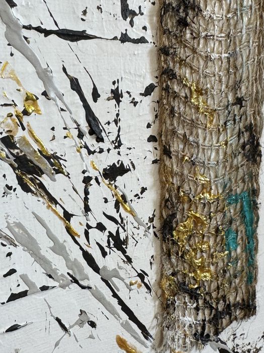 Conjunto de 2 quadros da arte abstrata