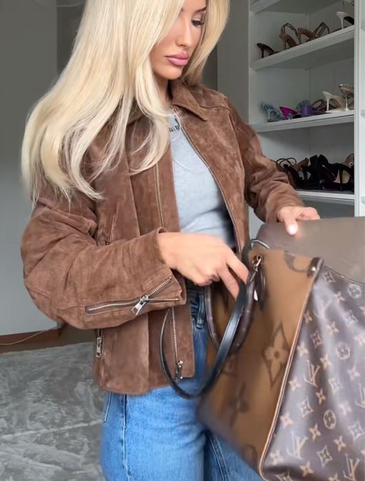 Куртка ZARA зі 100% шкіри