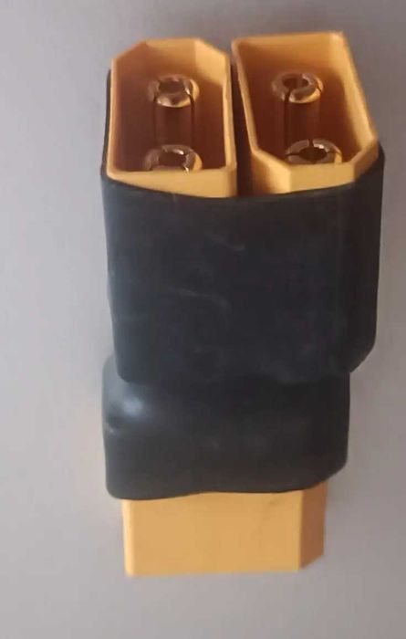 Разъем адаптера Amass XT90 Serial  2M to 1F