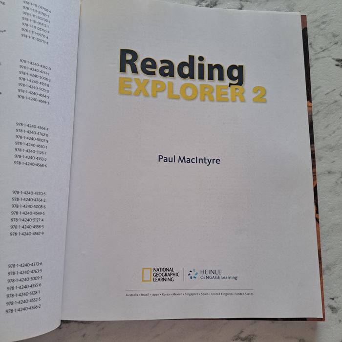 Учебник Reading Explorer 2, 350 грн.