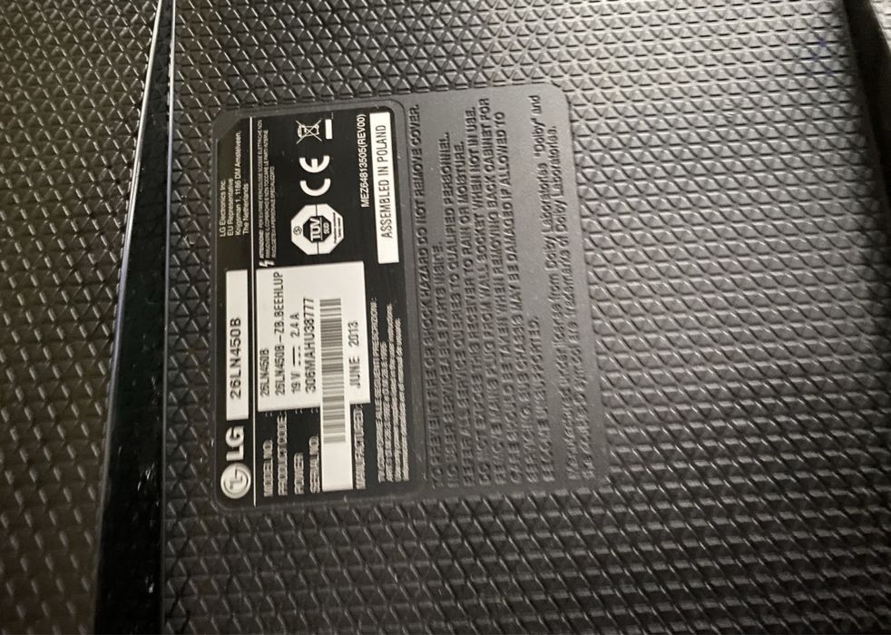telewizor LG 26LN450B – w pełni sprawny