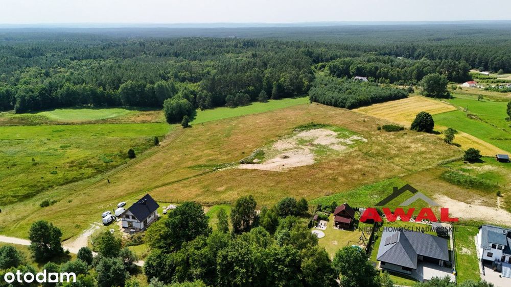 okazja ! działki budowlane Leśniewo blisko lasu