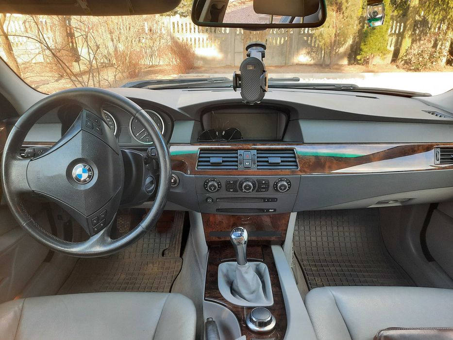 BMW E60, 525i, 218 KM, 2006 r.