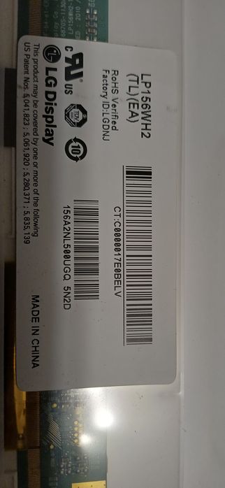 Matryca LCD  LG LP156WH2 15 cali